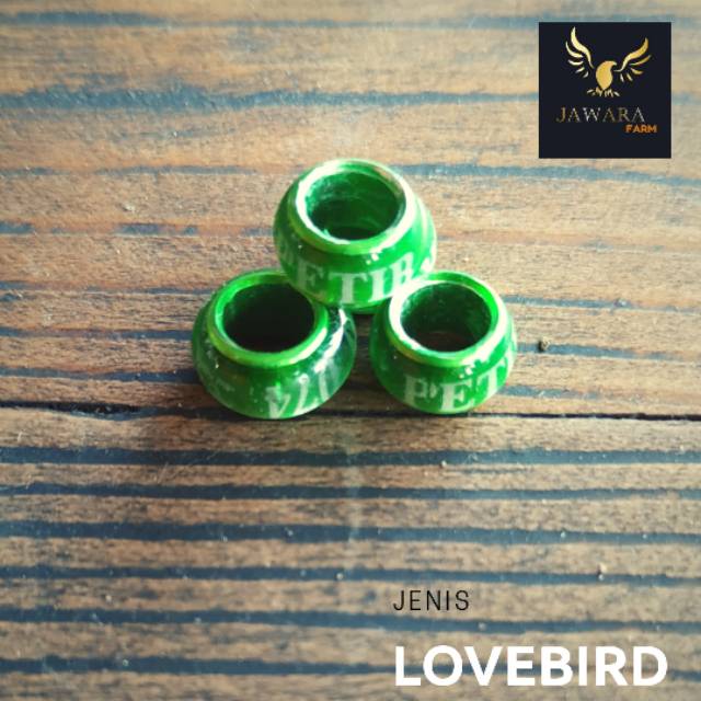 Ring Sampel Lovebird Perkutut Ring DONAT