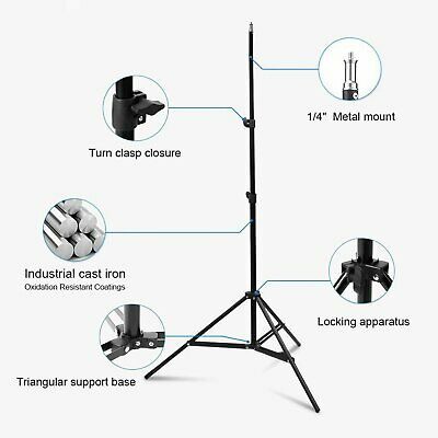 TRIPOD 2M For Photograpy Light Stand Ball Head Selfie Tripod Handphone and Camera Non Pack