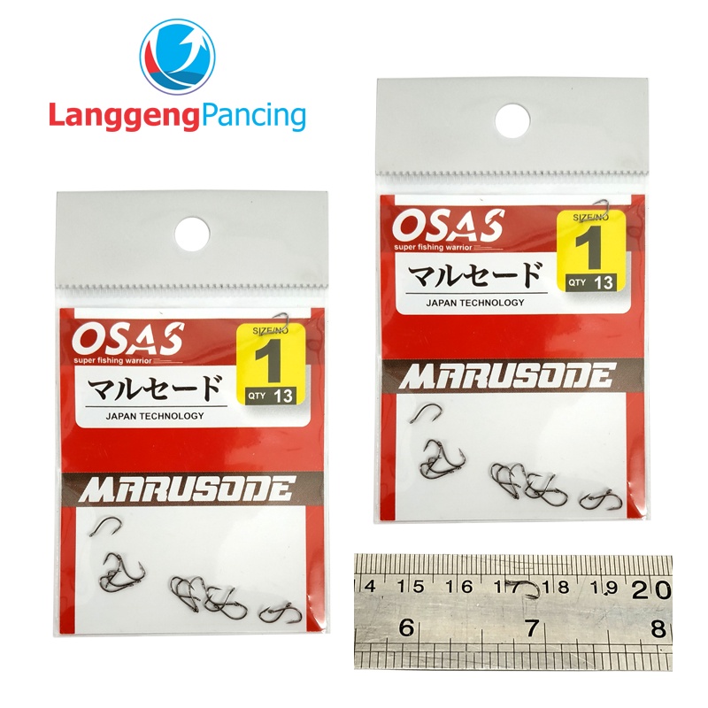 Kail tajam Murah OSAS marusode 1054 Black Nickel Japan Technology Tipe Kail Kecil