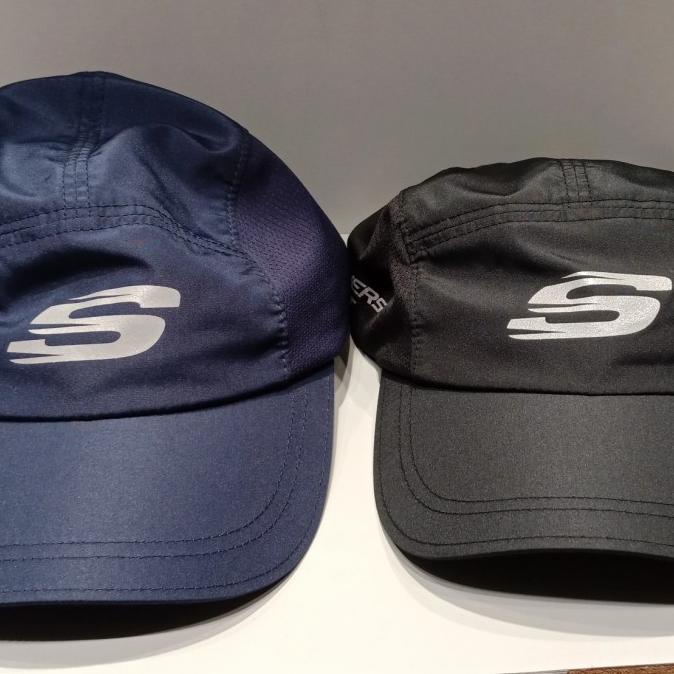 Topi Lari/Running Skechers Black/Navy Original