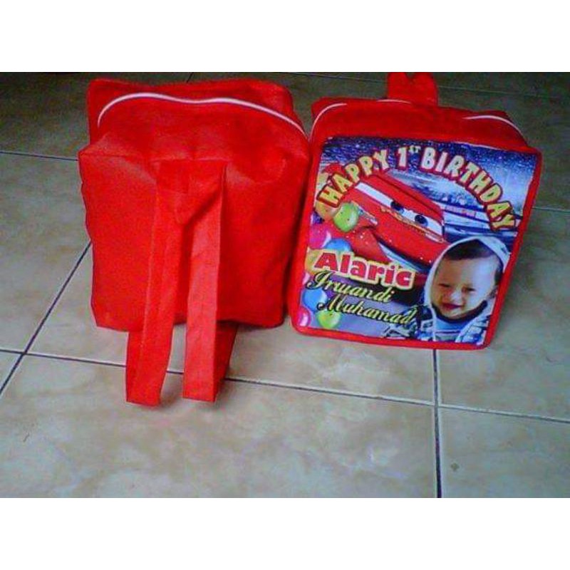 

tas ultah ransel custom
