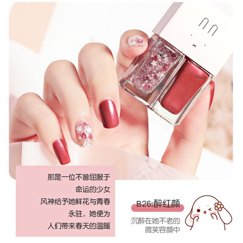 Kutek Kuku 2in1 Halal Cat Kuku Kutex Nail Polish