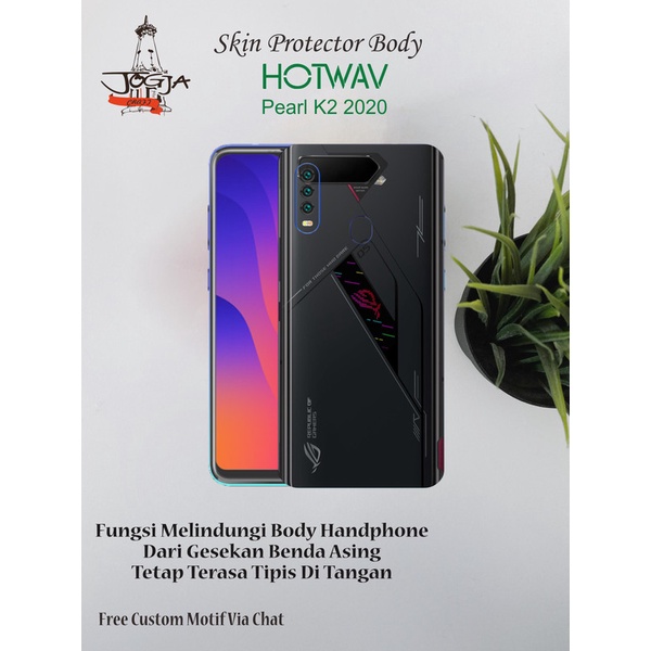 Garskin HP Hotwav Pearl K2 2020 Motif rog - Free Custom Motif Via Chat