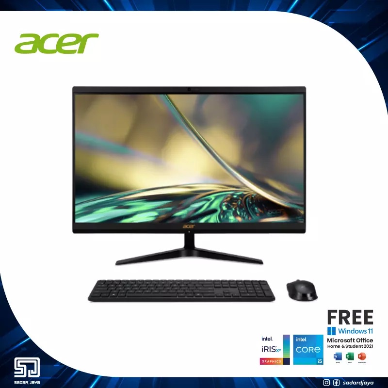 All In One PC Acer C24-1700 AIO Aspire Core i5-1235U / 8GB / 512 / 23.8&quot; / Win11 OHS