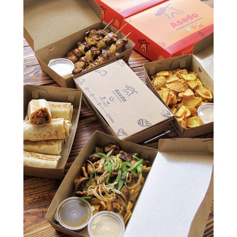 

LUNCH BOX L PAPER CETAK CUSTOM 1000 pcs GRATIS DESIGN COKLAT KRAFT KOTAK MAKAN TAKEAWAY BROWN CRAFT