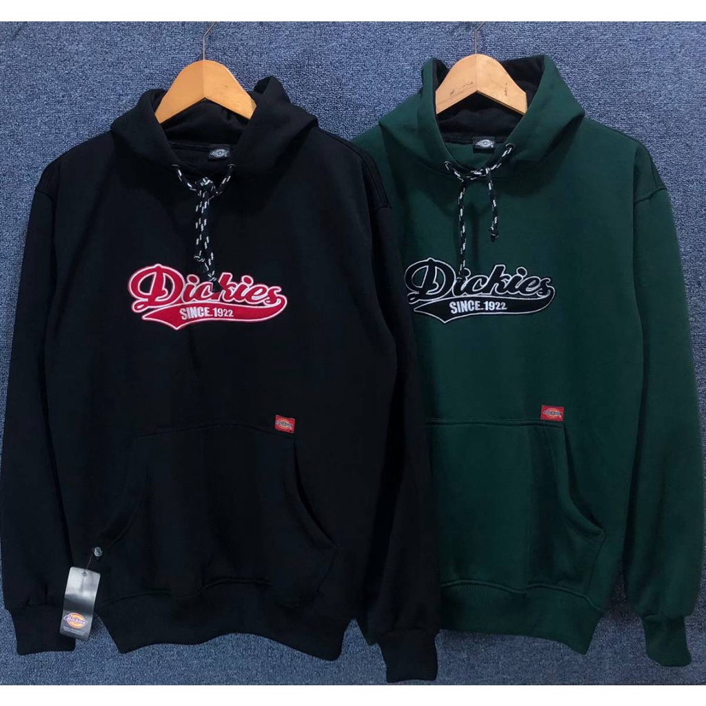 SWEATER HOODIE DICKIES PREMIUM BORDIR FLOCKING TEBAL PRIA WANITA SINCE 1922 JAKET HOODIE SWEATER DICKIES VINTAGE 1922 GREEN