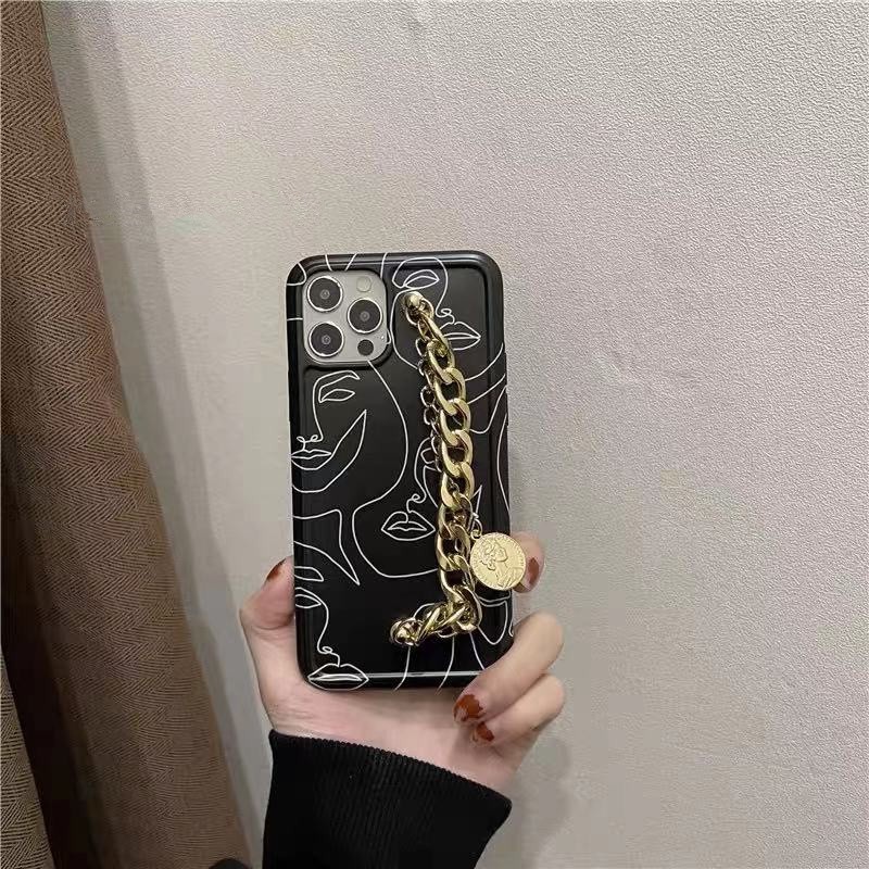 Case Iphone - Gantungan Fancy Manik Manik Akrilik DIY Grip Case / Chain Strap Hp Popsocket Lanyard S