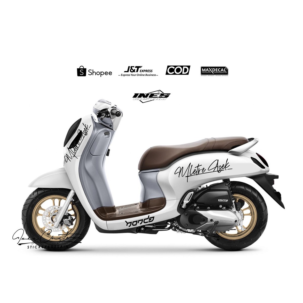 stiker scoopy 2021 stiker cutting scoopy prestige mletre