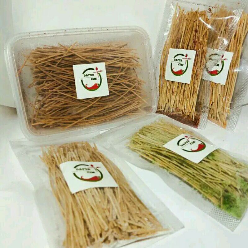 

Mie lidi / Mie Biting Box 500ml Mie lidi aneka rasa