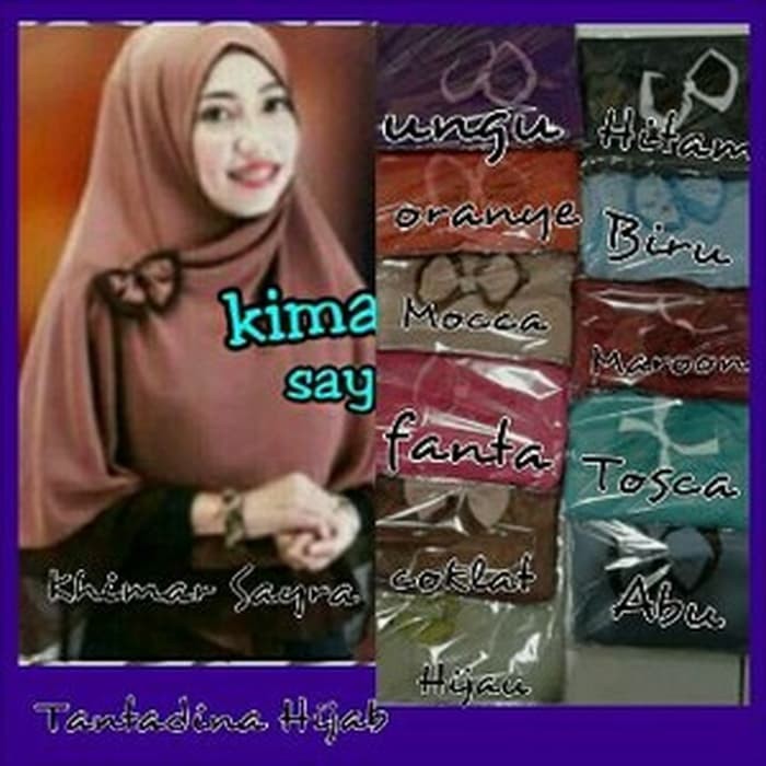 Khimar Sayra Bobal 2Tone / Khimar Sayra Bobal