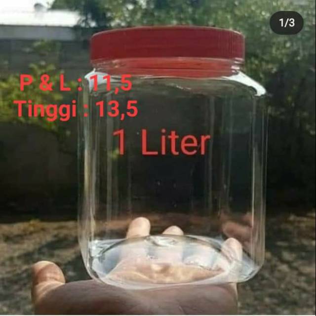 Toples plastik 1 liter kode 2301K