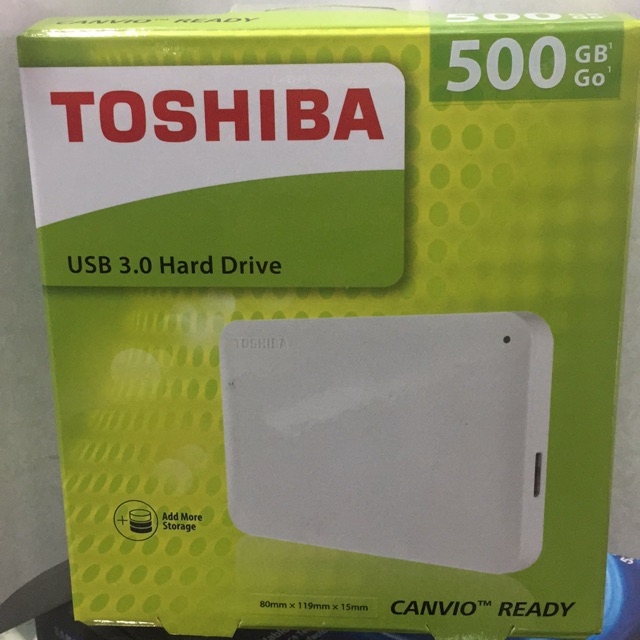 HARDDISK TOSHIBA 500GB WHITE