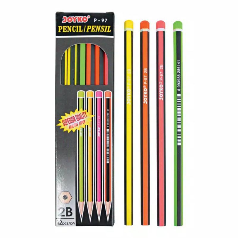 

Pensil 2B Joyko P-97 Per Lusin