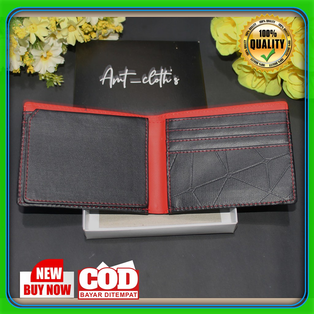 Fashion Dompet cowok terbaru Bahan Kulit PVC premium high quality