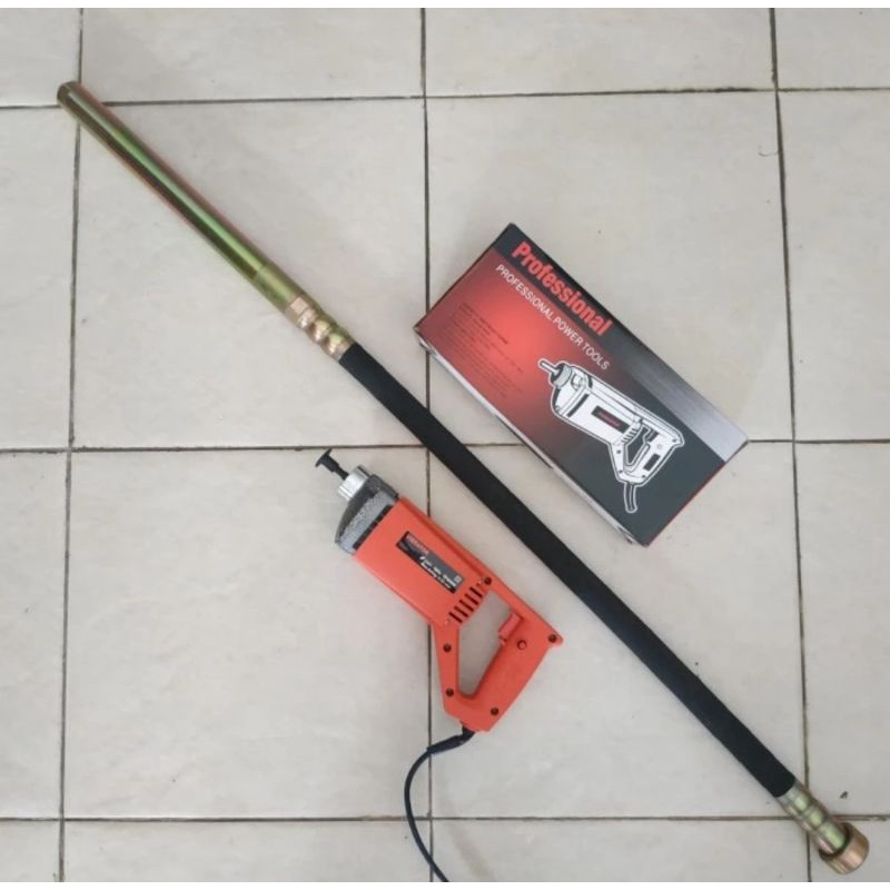 Mesin Bor Tangan Listrik Pemadat Cor Beton Semen Einhill 35mm