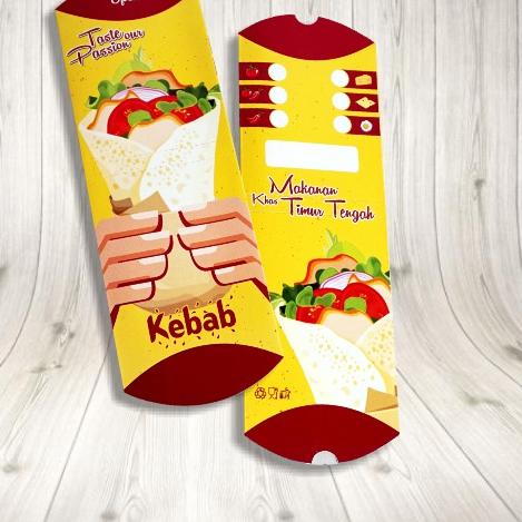 

♪ Kotak Kebab 24x9 / Dus Kebab / Box Kebab / Kemasan Kebab / isi 50pcs ➢