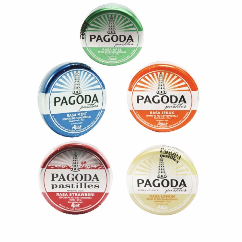 

Permen Pagoda Pastilles 20gr