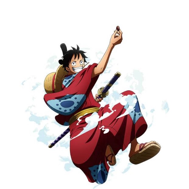 Katana Kayu Luffy Nidai Kitetsu Luffy's 100cm