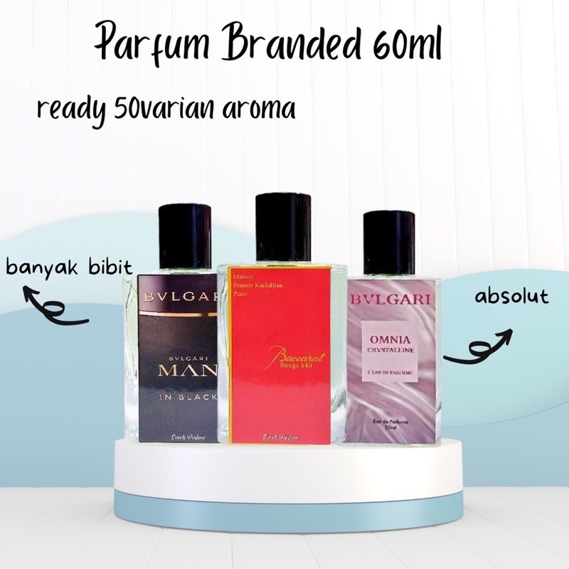 Parfum Branded 60ML ( Bonus Dus Parfum ) Banyak Pilihan