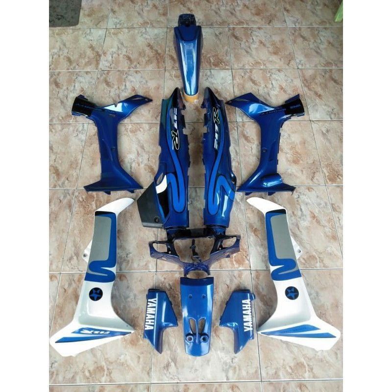 Cover Body Fizr F1zr Caltex Biru Putih Full Set Halus Cover Bodi Yamaha Fiz r