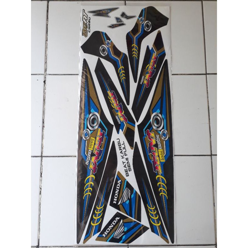 [COD] Striping Variasi Beat karbu semi full icon cyber