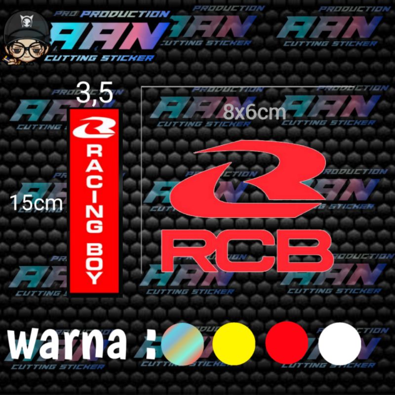 stiker cutting rcb