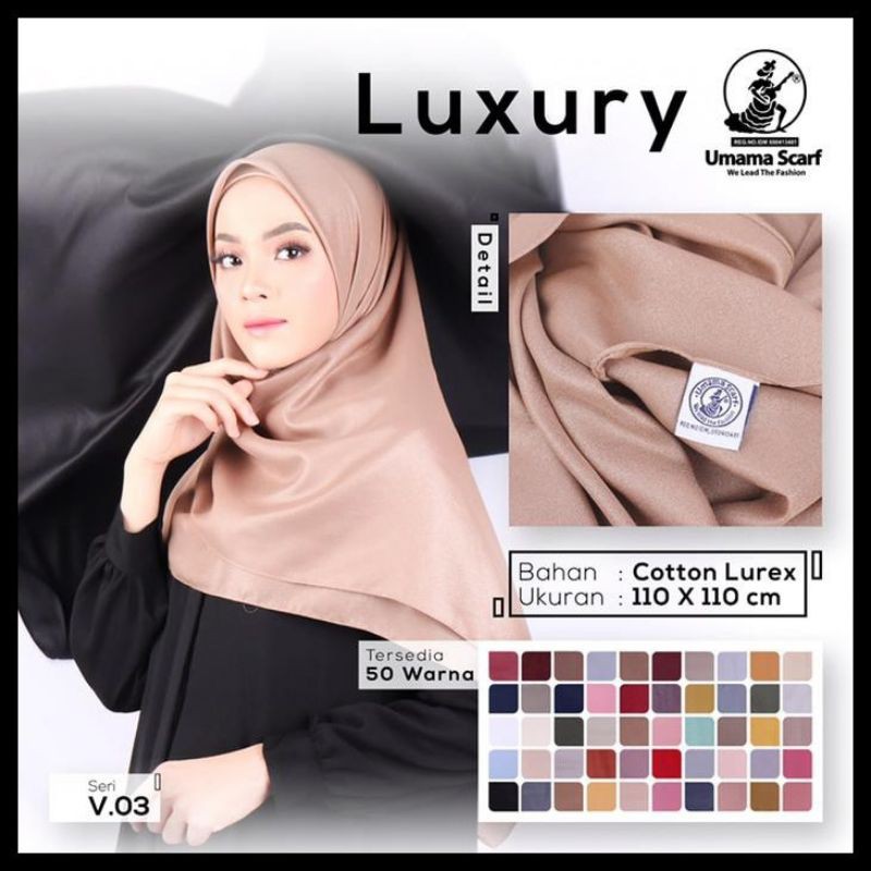 Umama Luxury Shinar Plain Scarf Hijab