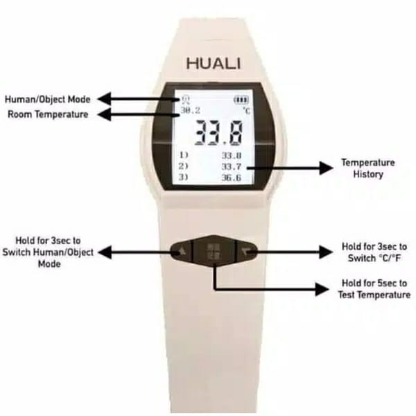 Termometer Infrared Digital Laser / Pengukur Suhu Tubuh / Thermometer Infrared Thermo Gun