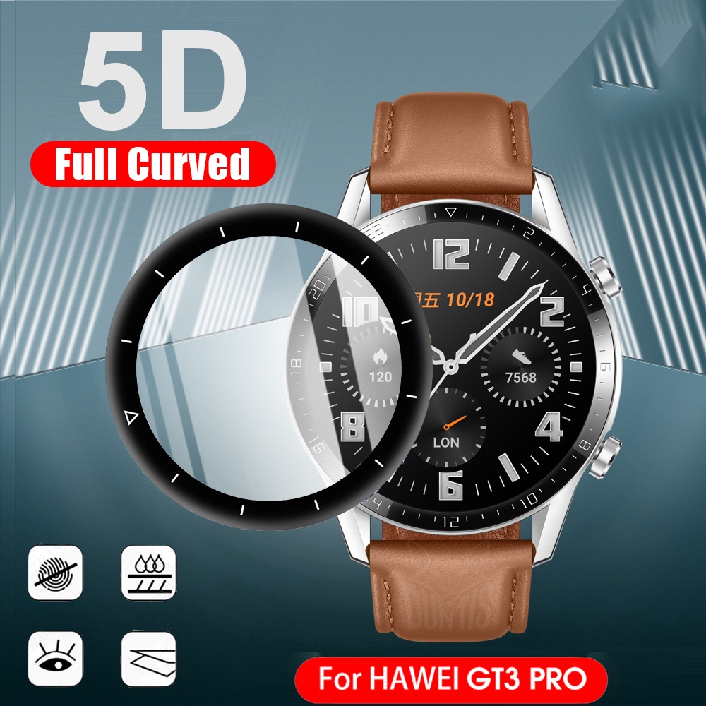 Pelindung Layar Smartwatch 3D Curved 43mm 46mm Untuk Huawei GT 3 Pro