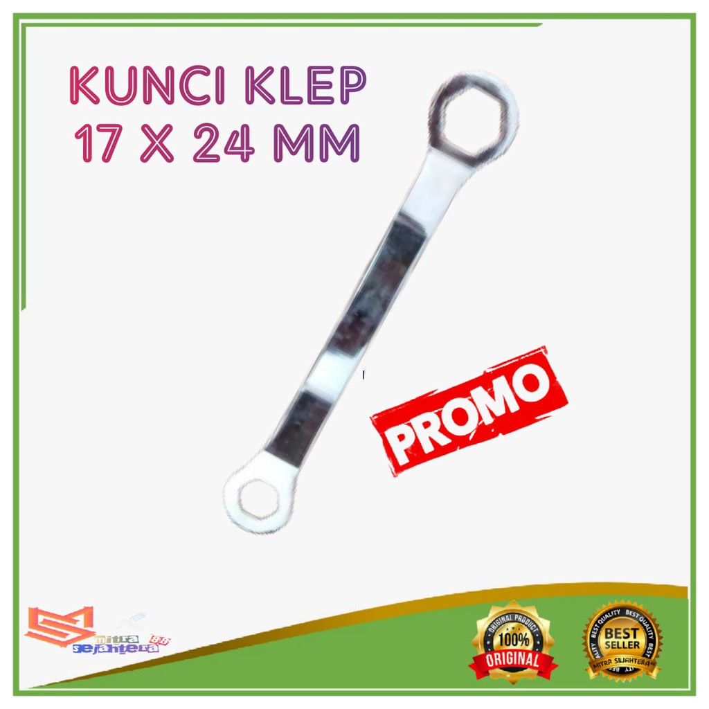 Trelaris KUNCI TUTUP KLEP UKURAN 17 MM - 24 MM