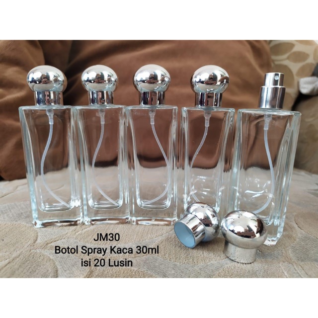 Botol kaca kosong parfum jomalone 30ml tutup drat ulir