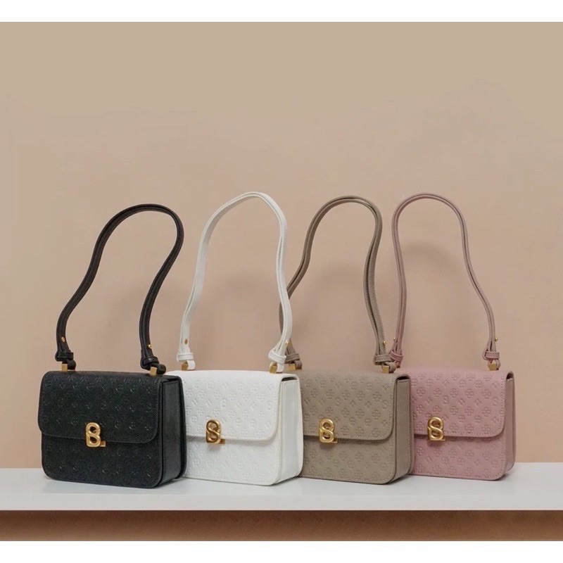 Audrey Bag Monogram Buttonscarves