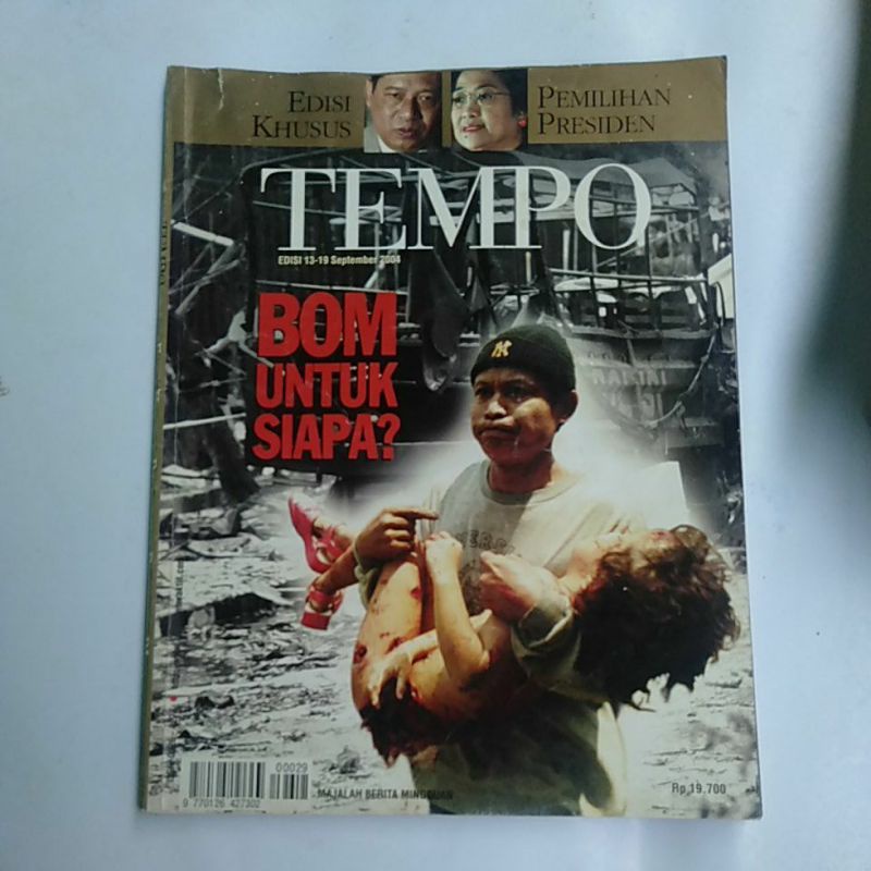 Majalah Tempo,Bom Untuk Siapa? Edisi 13-19 september 2004