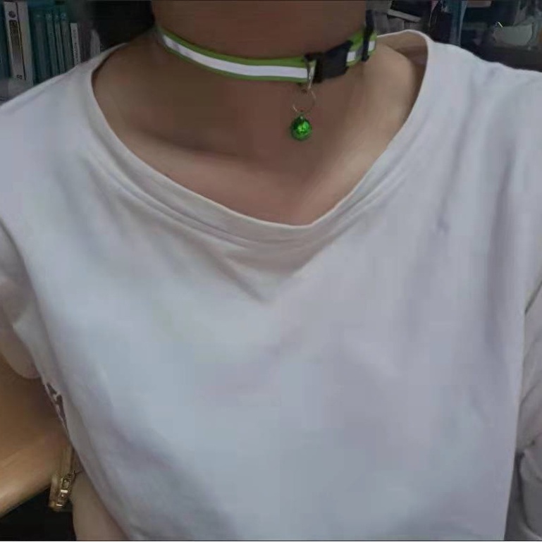 Pet Collar Kalung  Kucing  Kalung Anjing  Reflektif Anjing Lonceng Aksesoris Hewan Peliharaan