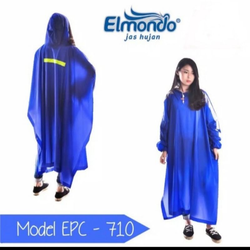 Jas Hujan Ponco Poncho Lengan Tangan Motor Murah ELMONDO 710 PERSONAL EPC