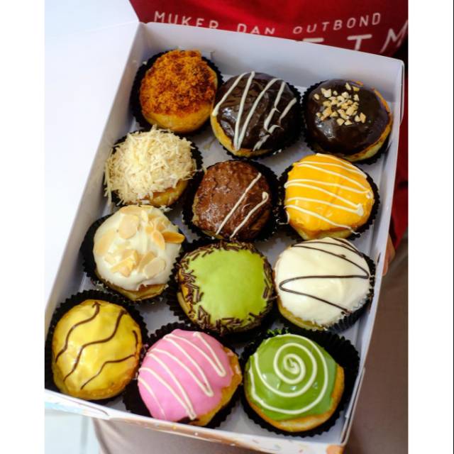 

Donat Kentang Jumbo Dan Mini / snack box / Donat Empuk