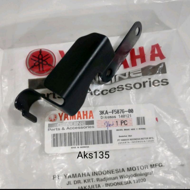 KLEM KLEMAN HOLDER KABEL SELANG REM DEPAN RX KING ORIGINAL