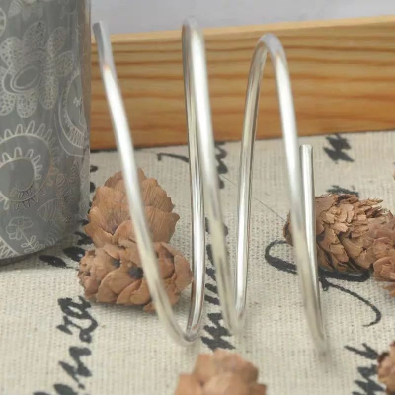 2.5mm 3.0mm/50CM Kawat Perak Murni Asli Padat 999 Perak Murni Artikel DIY Loading Antena