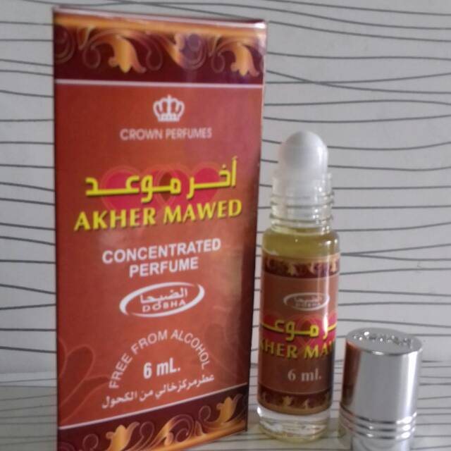 Parfum DOBHA roll on 6ml aroma AKHER MAWED