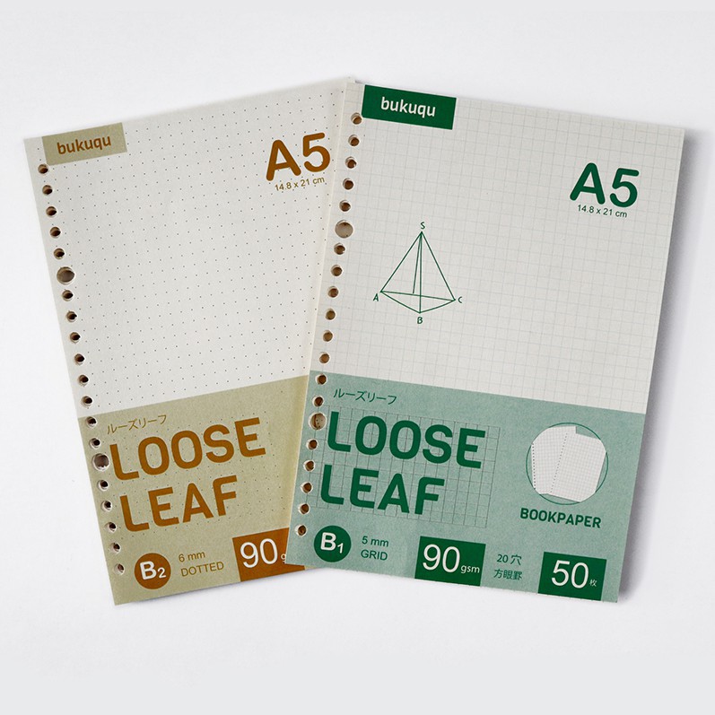 

Loose Leaf Bookpaper A5