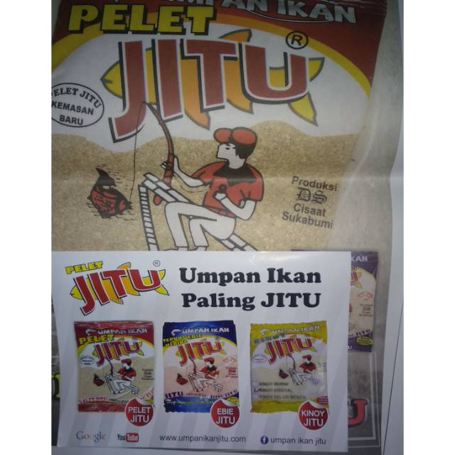 UMPAN PANCING PELET JITU ORIGINAL, JITU KINOY TELOR BEBEK DAN JITU TEPUNG EBI