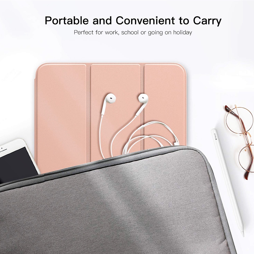 GOOJODOQ  iPad 10.2 Case 7/8/9th Generation iPad Pro Air 3/4/5 Mini DIY Cover With Pencil Holder Auto Wake/Sleep Soft TPU Tablet Case