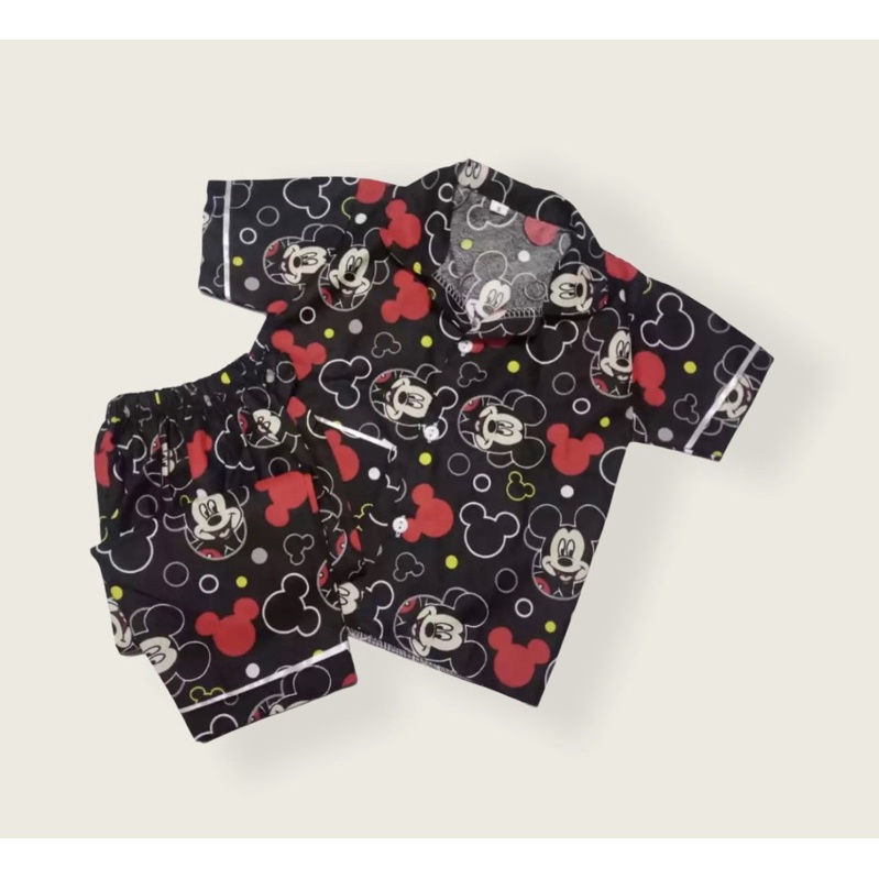 BAJU TIDUR ANAK LAKI LAKI DAN PEREMPUAN PIYAMA ANAK MICKEY 1-16 TAHUN