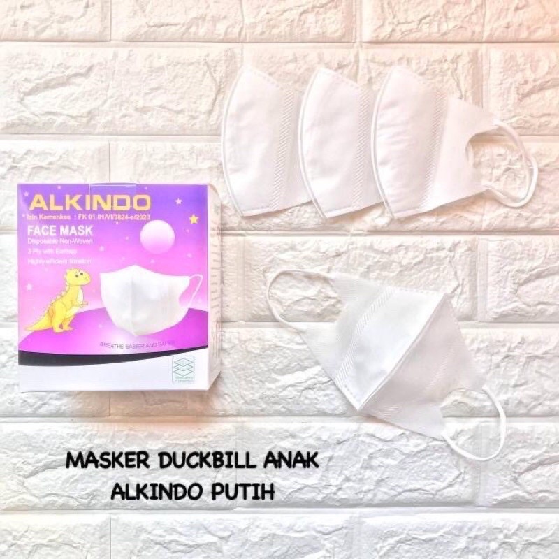 MASKER DUCKBILL ANAK POLOS CAREION