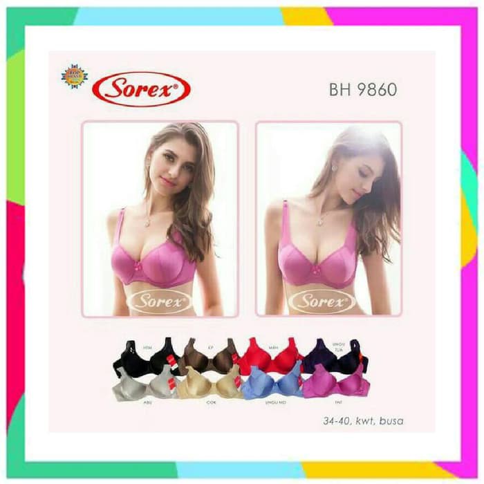 Bra Busa Push Up Kawat Sorex 9860 Bra Busa Kawat Push Up Bra Push Up