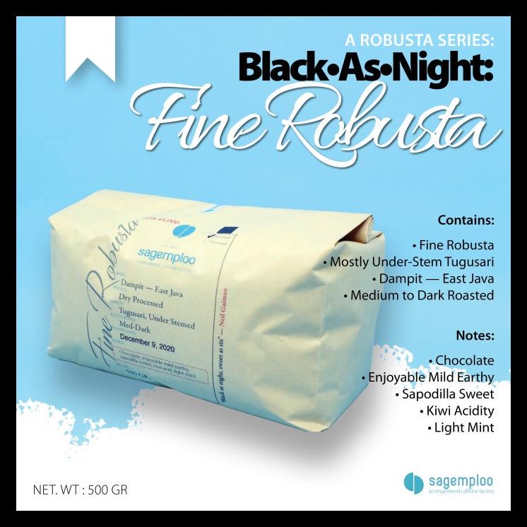 

TERLARIS BIJI KOPI FINE ROBUSTA DAMPIT ROASTED BEAN - BLACK AS NIGHT !!!!