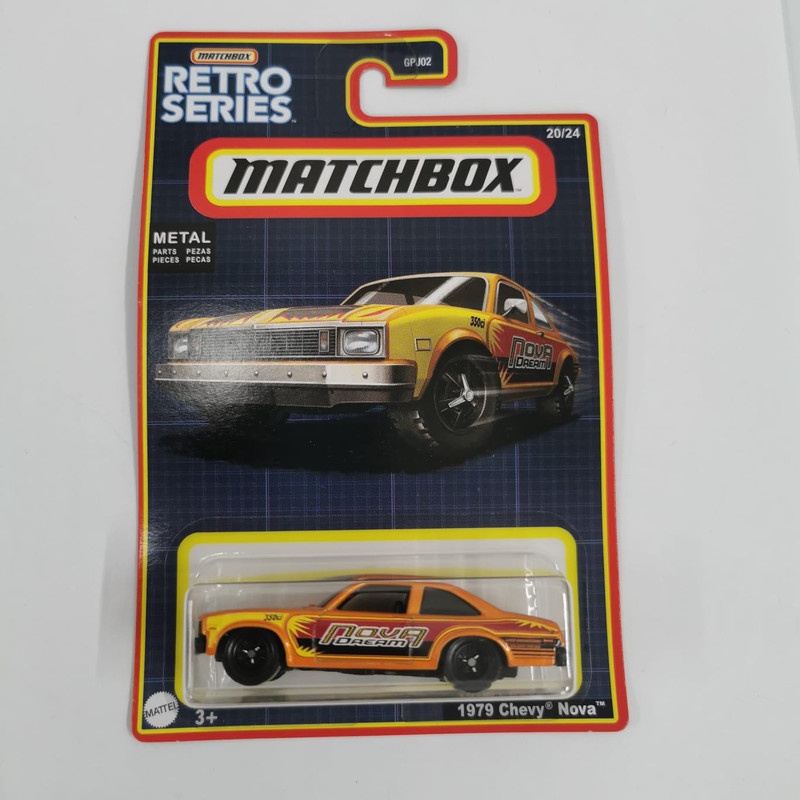 Matchbox Retro Series MBX 1979 Chevy Nova Orange Dream