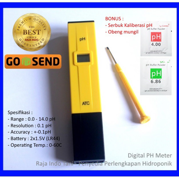 Paket Mantab Ph Meter + Tds Ec Meter Alat Ukur Hidroponik Air Akuarium Pengukur Kualitas Air Suhu