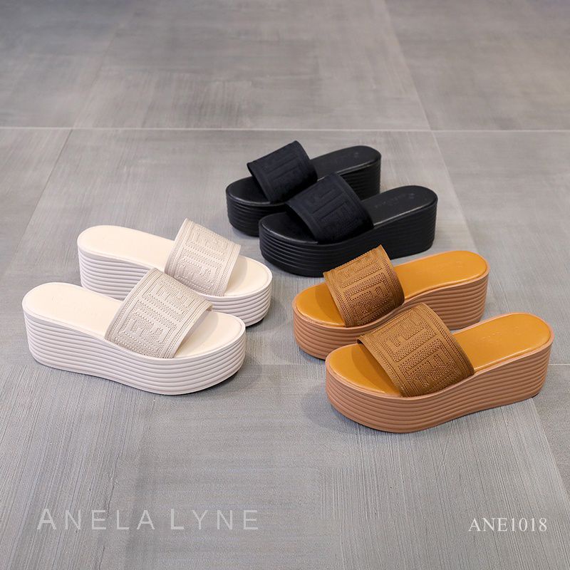 ANELA LYNE SANDAL SLOP WEDGES SADIYA ANE1015 ORIGINAL