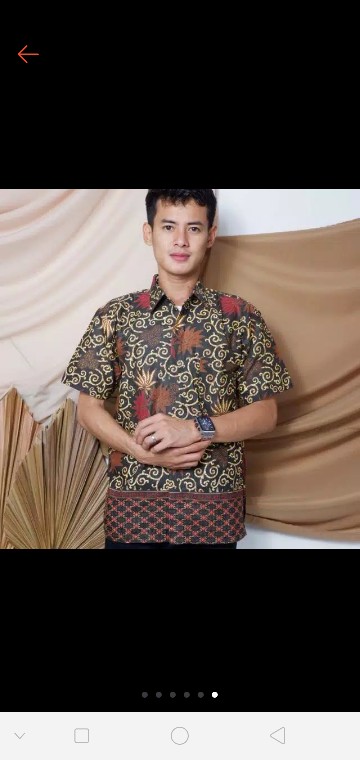 Hem Batik Murah Batik Pria Lemgan Pendek Kemeja Batik Pria Hem Batik Lengan Pendek Hem Batik Murah